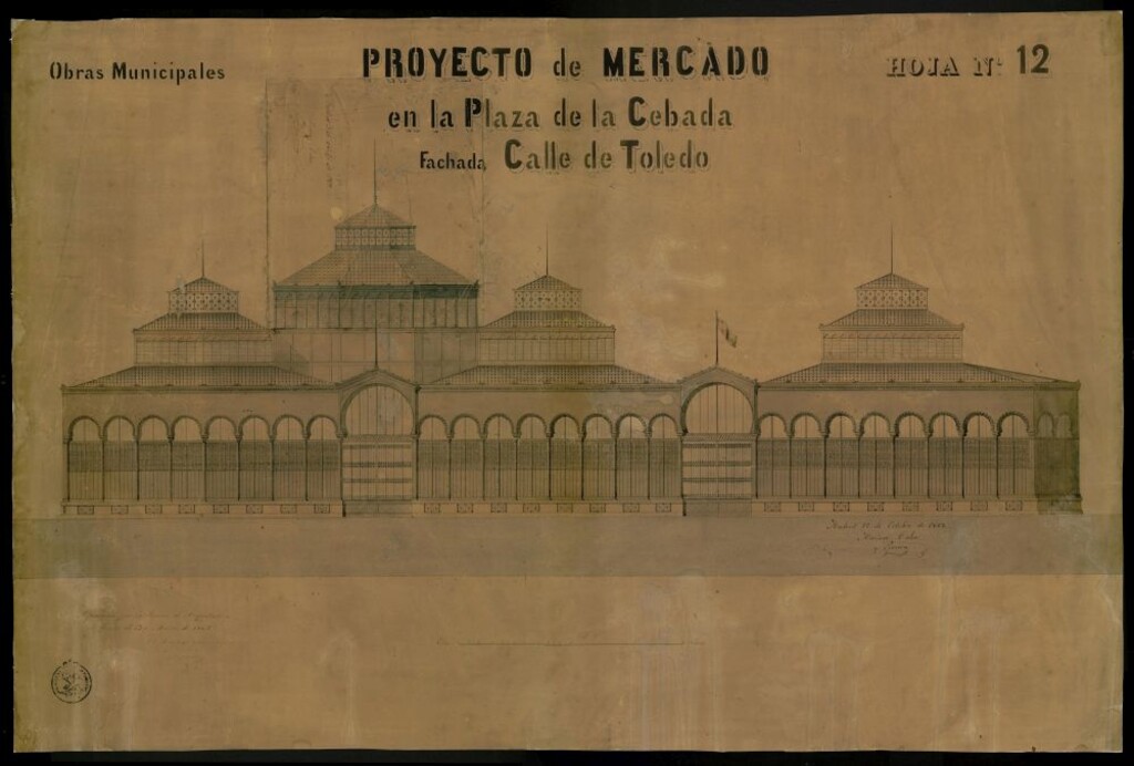 Miniatura de Proyecto de Mercado para la Plaza de la Cebada