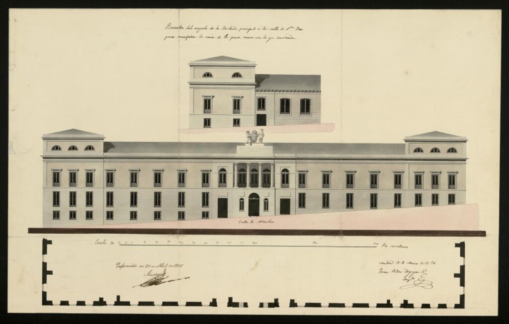 Miniatura de Fachada del Colegio de Medicina de San Carlos