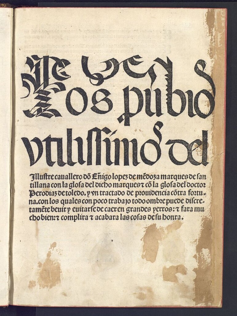 Miniatura de Los proverbios