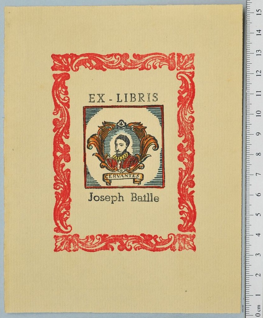 Miniatura de Ex libris cervantinos de Josep Batlle