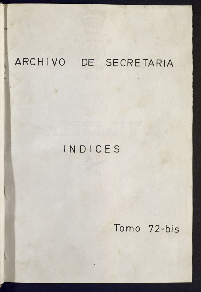 Miniatura de Inventario de Secretaría (Tomo 72 bis): Rentas municipales (1881-1897)