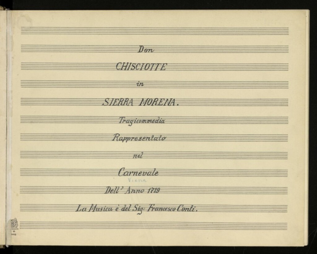 Miniatura de Don Chisciotte in Sierra Morena. [Vol. 1] : tragicommedia