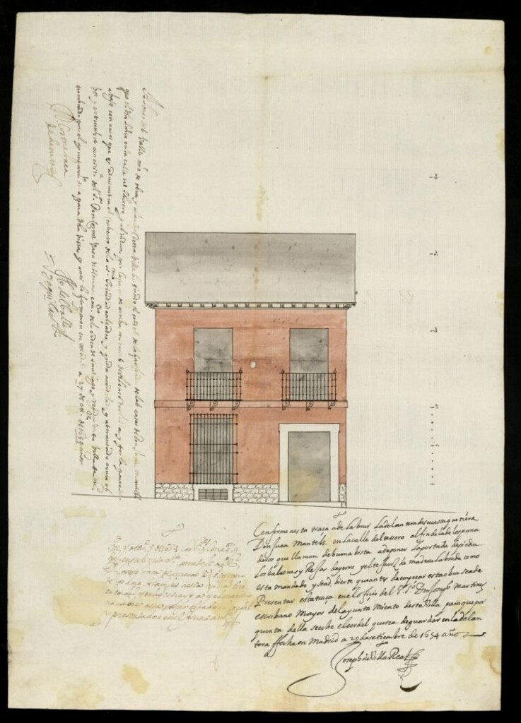 Miniatura de Expediente de la casa de D. Juan Mantels en la calle del Tesoro.