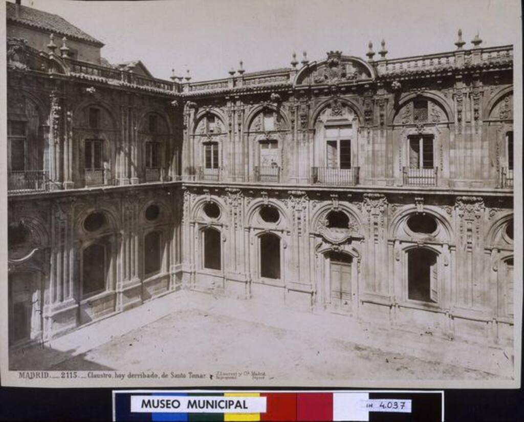 Miniatura de Claustro, hoy derribado, de Santo Tomás