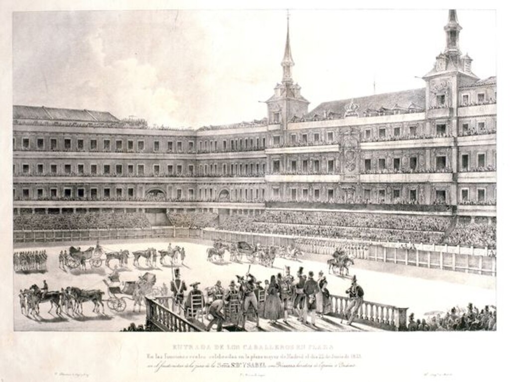 Miniatura de Festejos para la jura de Isabel como princesa heredera de España.