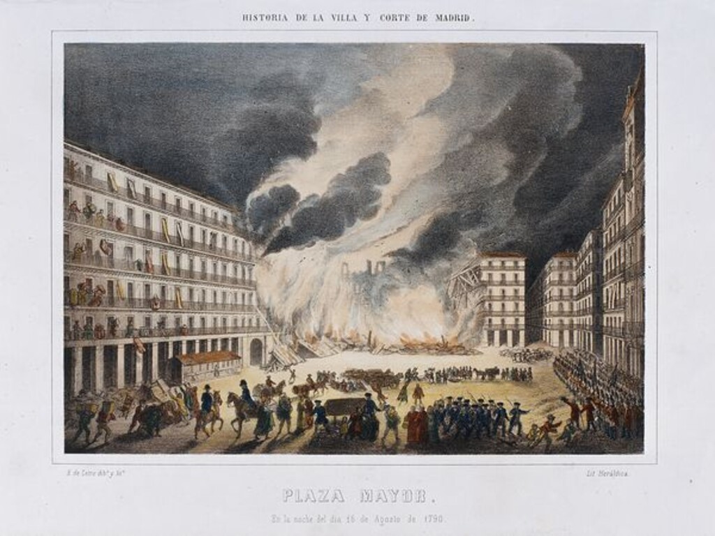 Miniatura de Incendio de la Plaza Mayor