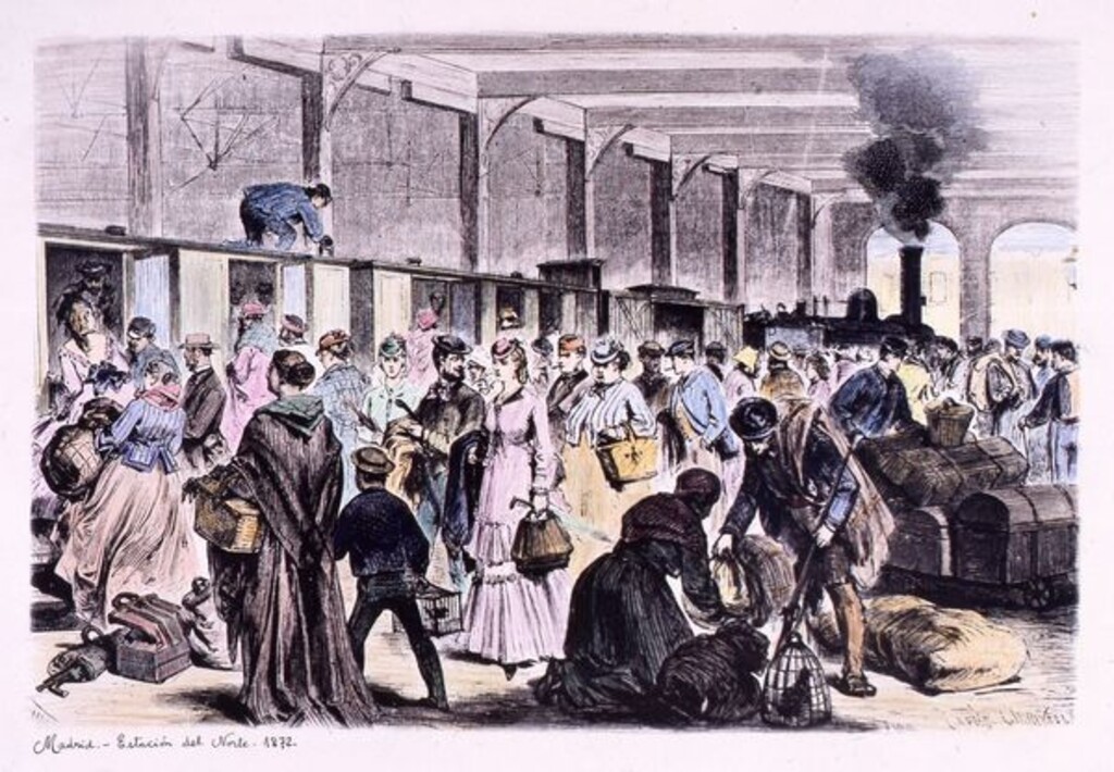 Miniatura de La estación del Norte. 1872