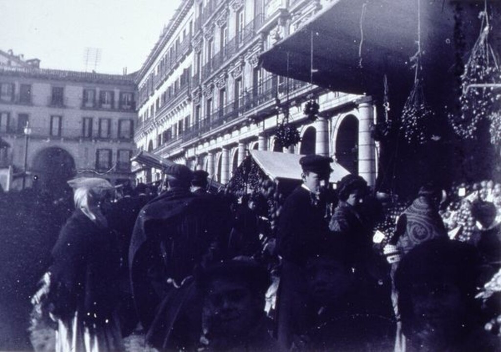 Miniatura de Plaza Mayor en Navidad