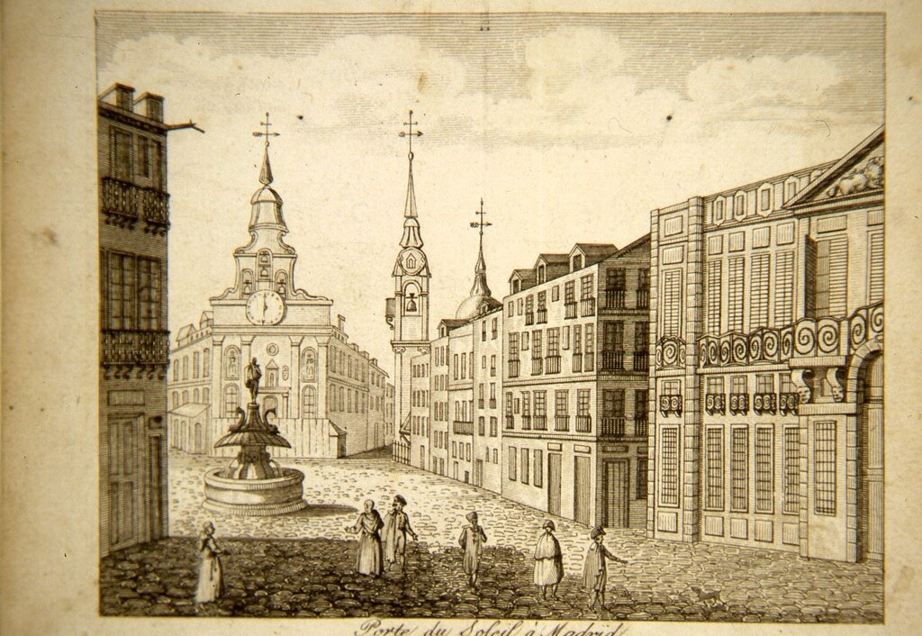 Miniatura de La Puerta del Sol. Madrid