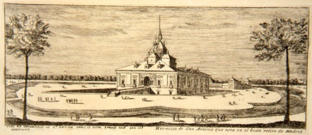Miniatura de La ermita de San Antonio en el Buen Retiro. Madrid