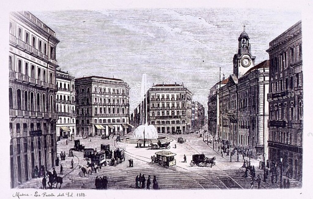 Miniatura de La Puerta del Sol. 1888