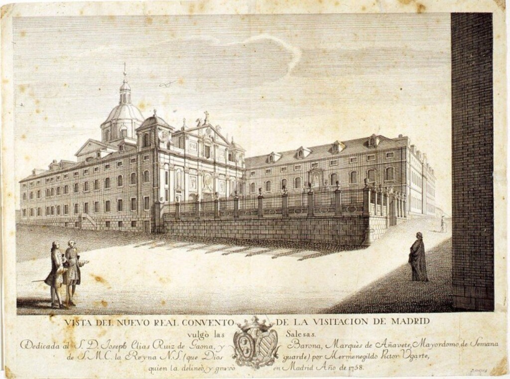 Miniatura de Vista del Convento de las Salesas. Madrid
