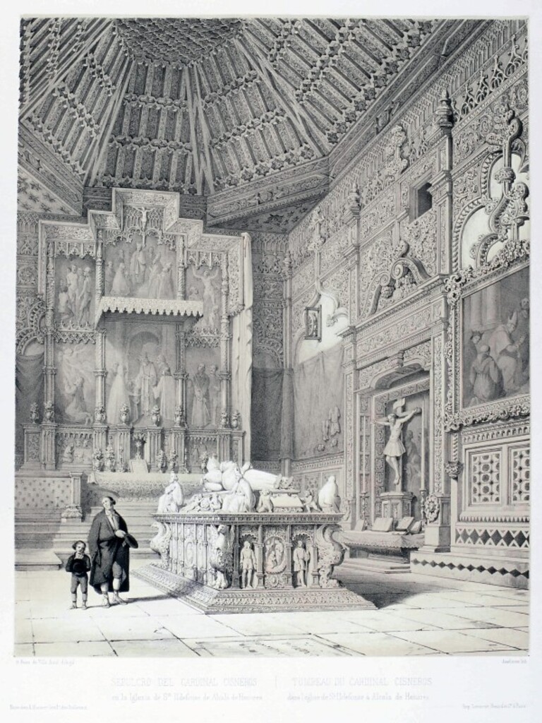 Miniatura de Sepulcro del Cardenal Cisneros