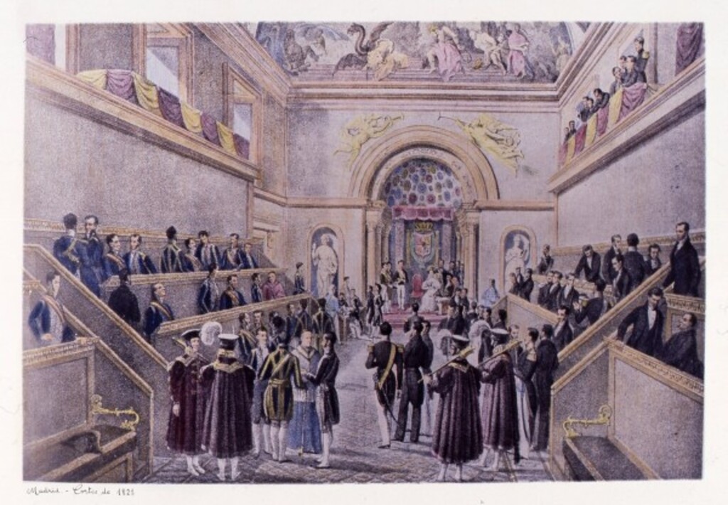 Miniatura de Madrid, Cortes de 1821