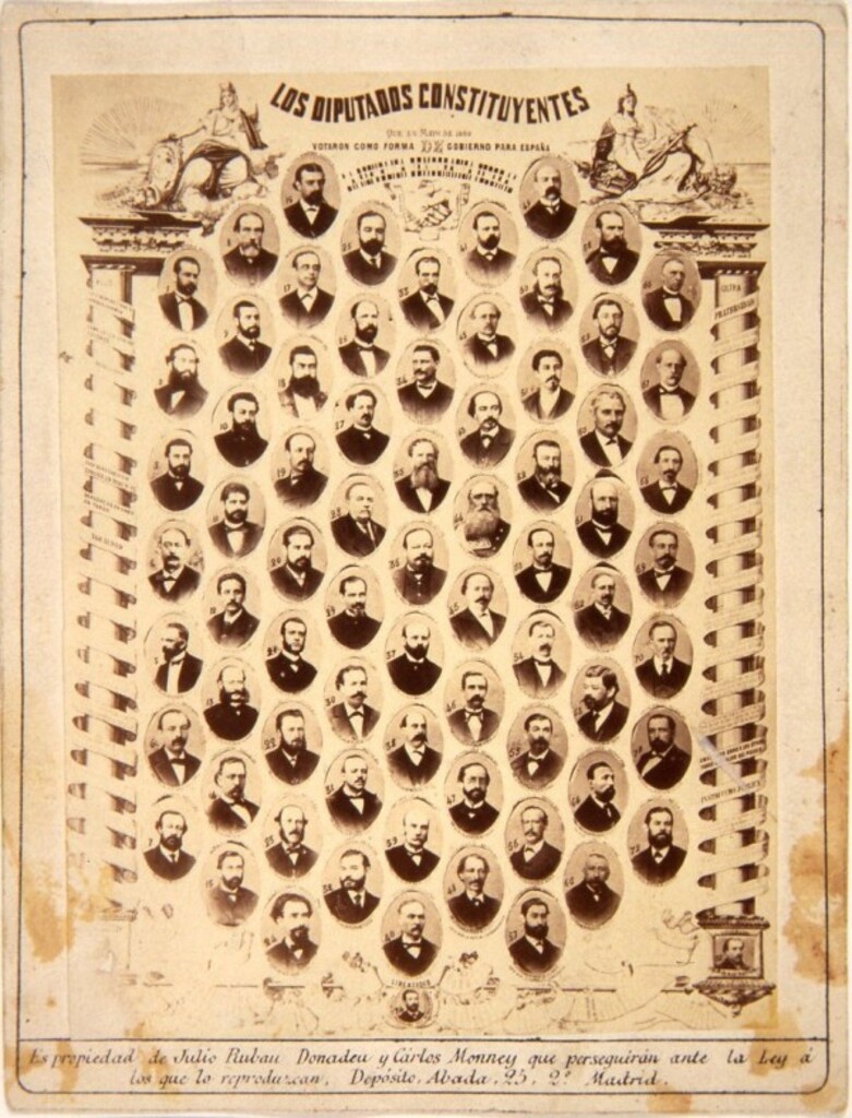 Miniatura de Montaje fotográfico de los Diputados Constituyentes, mayo democrático