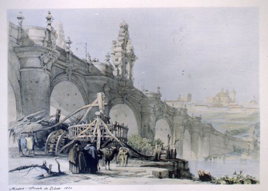 Miniatura de Puente de Toledo. 1836