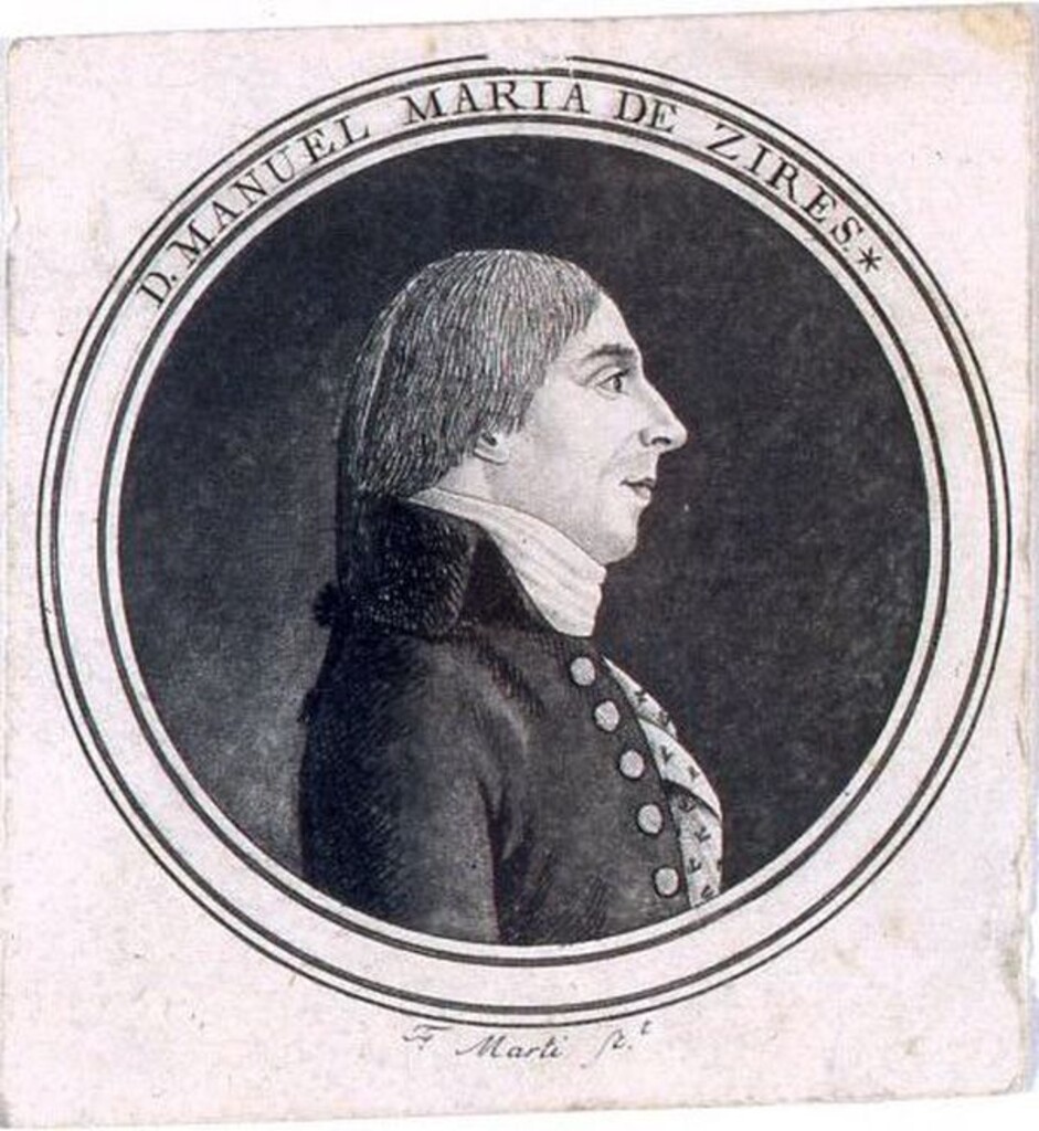 Miniatura de Retrato de Manuel María de Zires