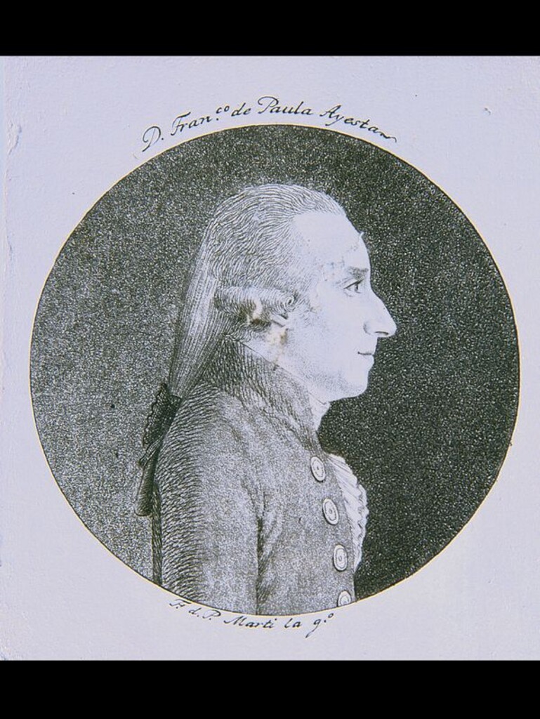 Miniatura de Retrato de Francisco de Paula Ayesta