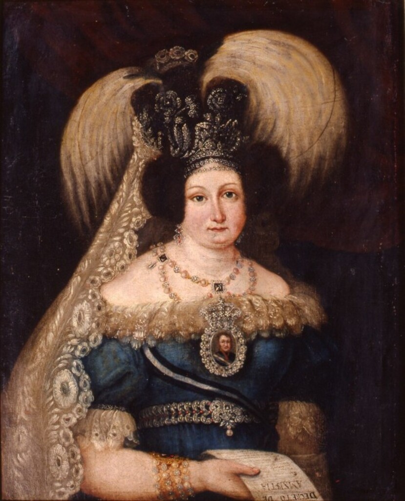 Miniatura de La Reina María Cristina de Borbón
