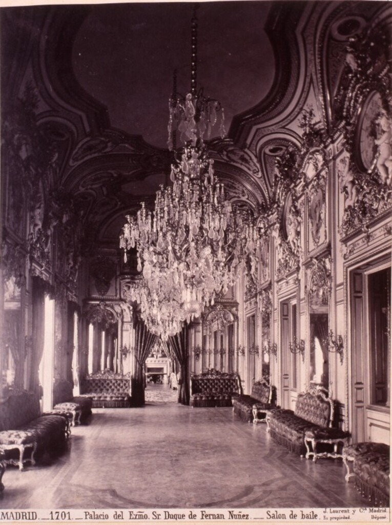 Miniatura de Palacio del Excelentísimo Señor Duque de Fernán Núñez. Salón de baile.