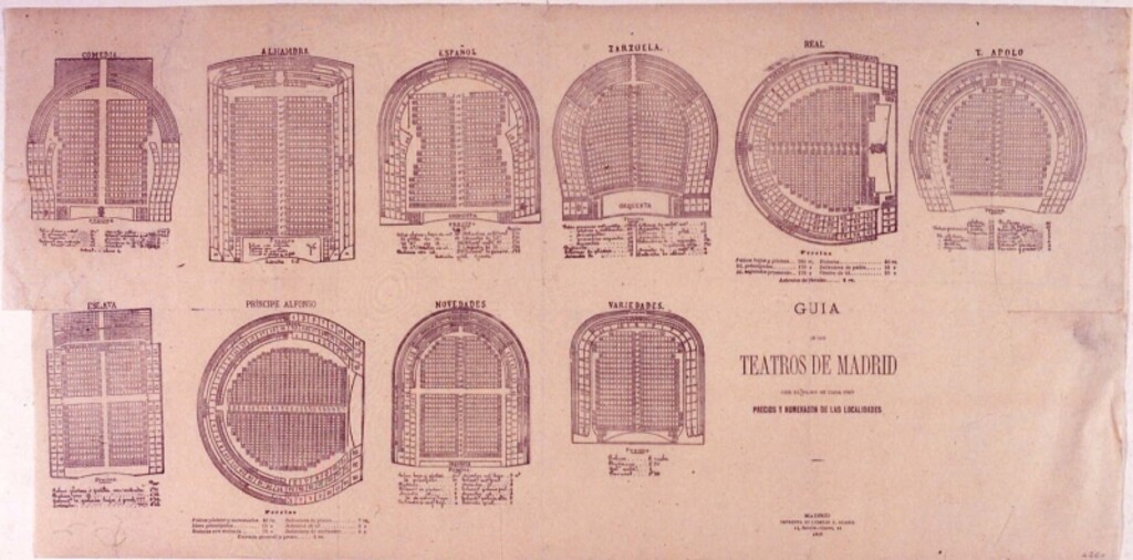 Miniatura de Plantas de los teatros de Madrid