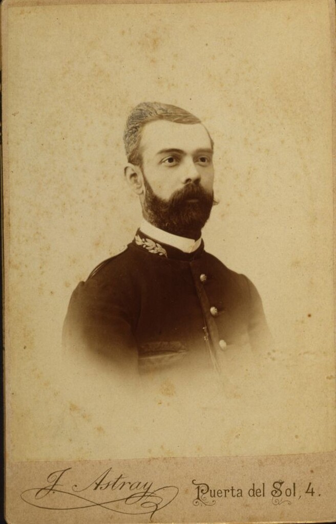 Miniatura de Retrato de caballero con uniforme