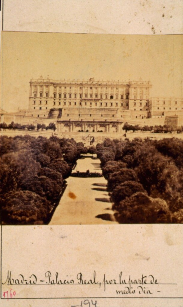 Miniatura de Palacio Real, por la parte de medio día