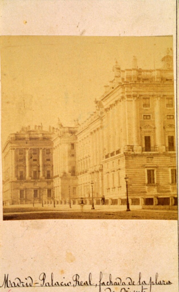 Miniatura de Palacio Real, fachada de la plaza de Oriente