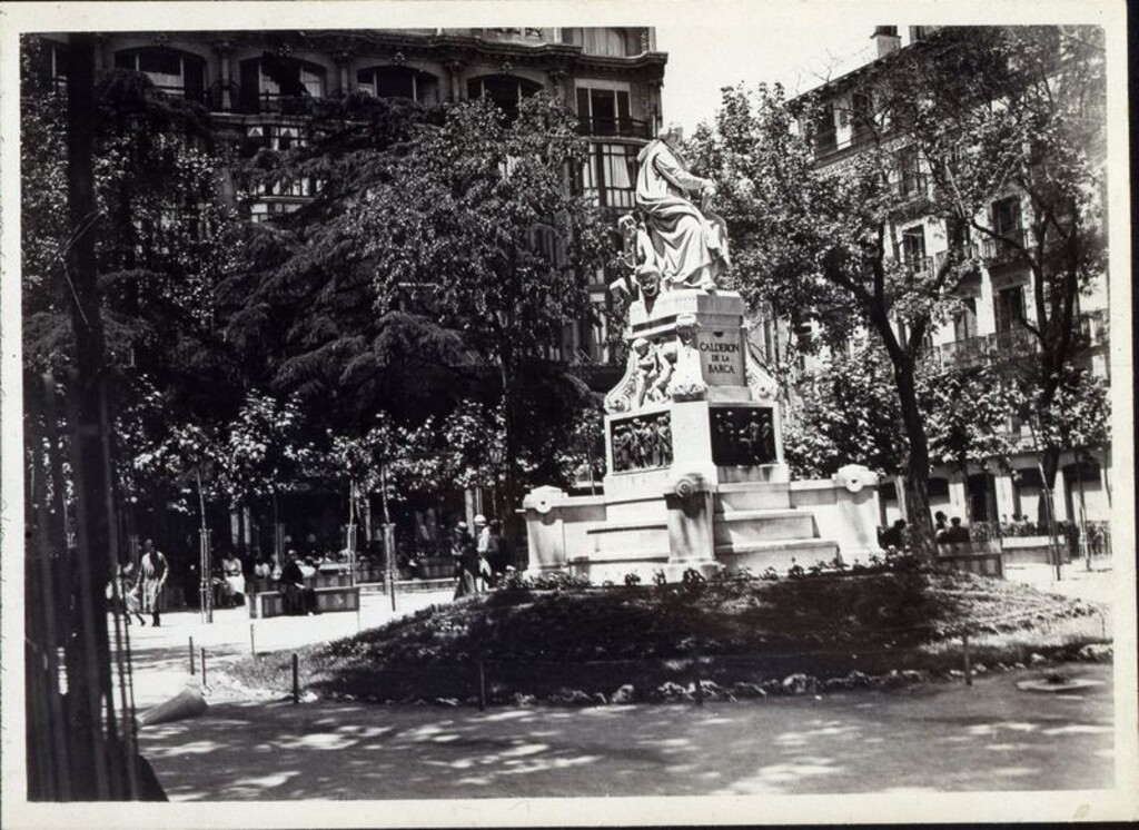 Miniatura de Monumento a Calderón de la Barca, en la plaza de Santa Ana