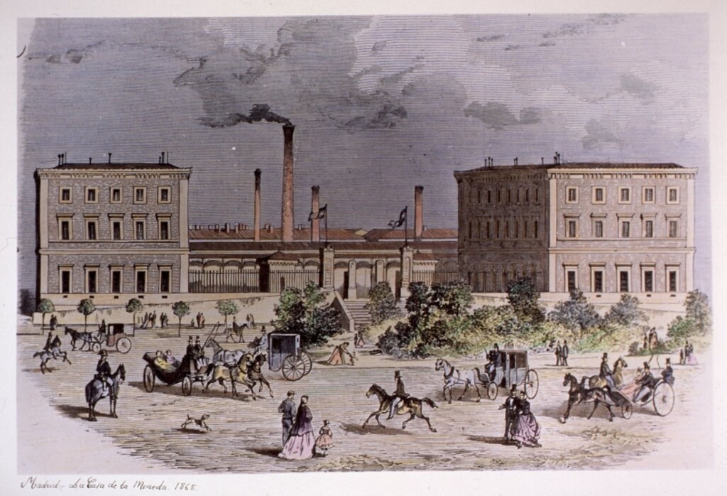 Miniatura de La Casa de la Moneda. 1865