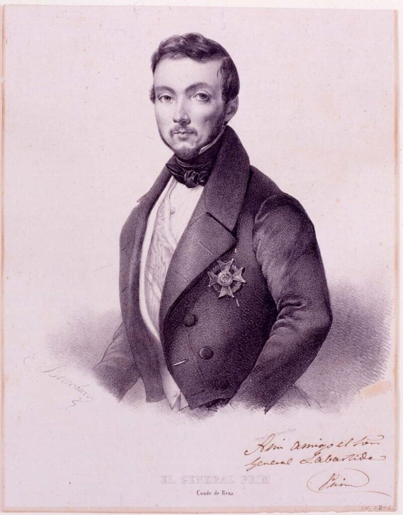Miniatura de Juan Prim