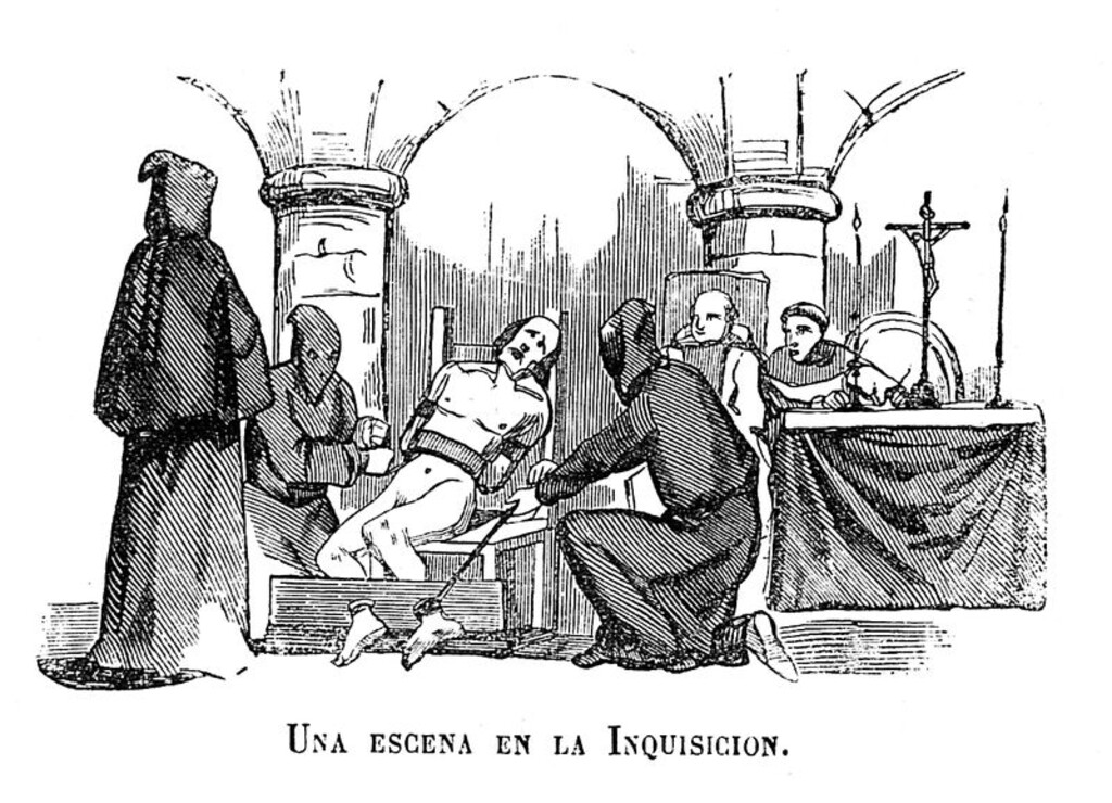 Miniatura de Una escena en la Inquisición