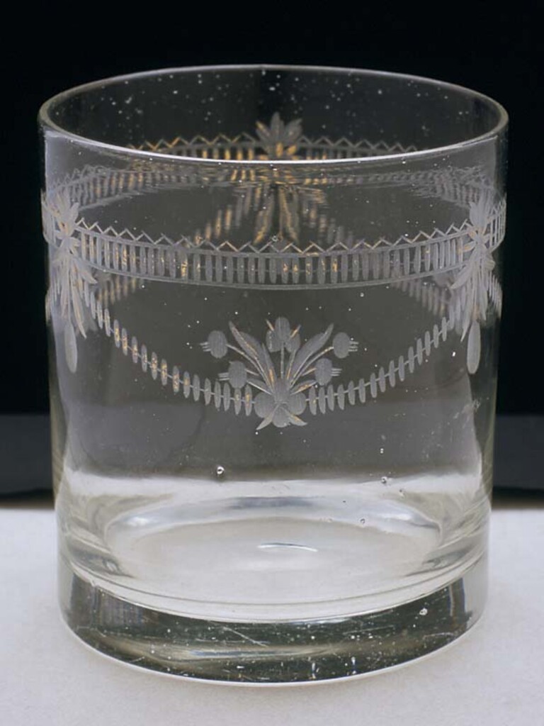 Miniatura de Vaso con guirnalda