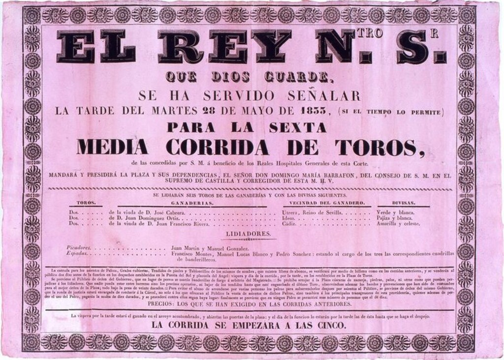 Miniatura de Corrida de toros celebrada el día 28 de Mayo de 1833