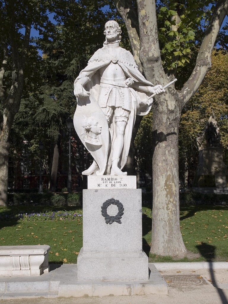 Miniatura de Ramiro II rey de León