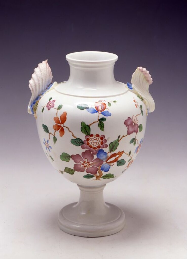 Miniatura de Jarrón con decoración oriental