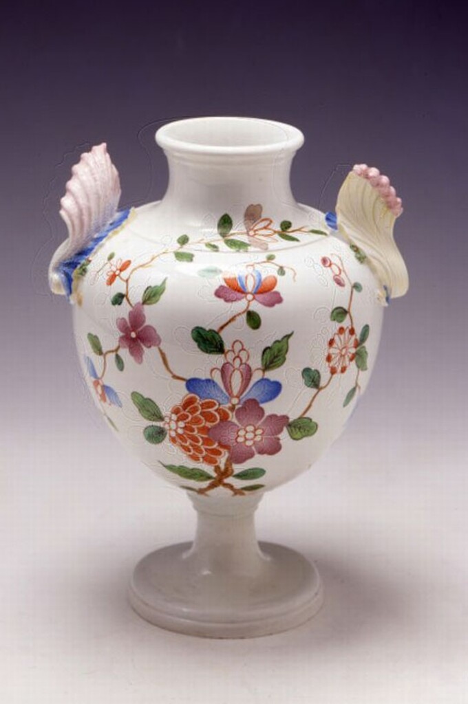 Miniatura de Jarrón con decoración oriental