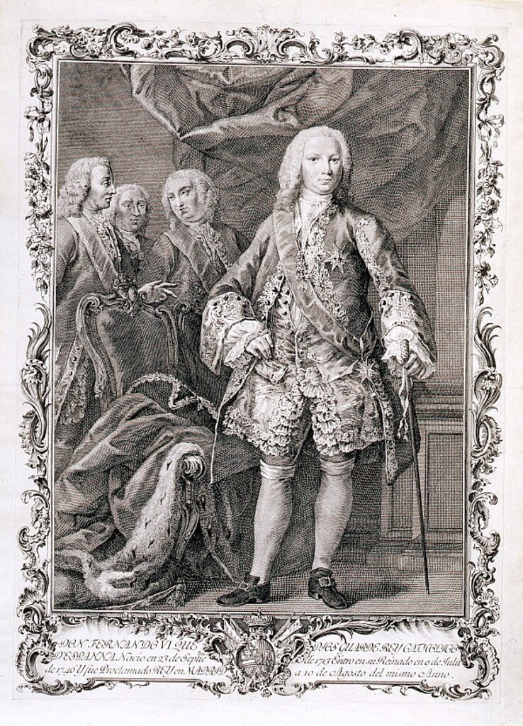 Miniatura de Fernando VI, Rey de España