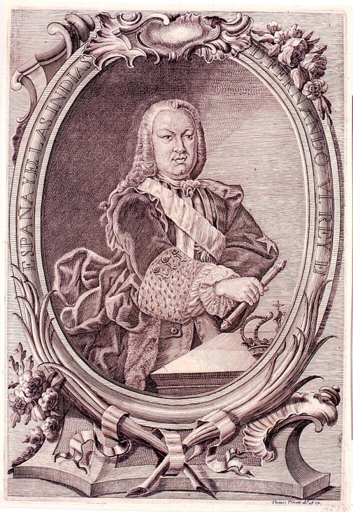 Miniatura de Retrato de Fernando VI