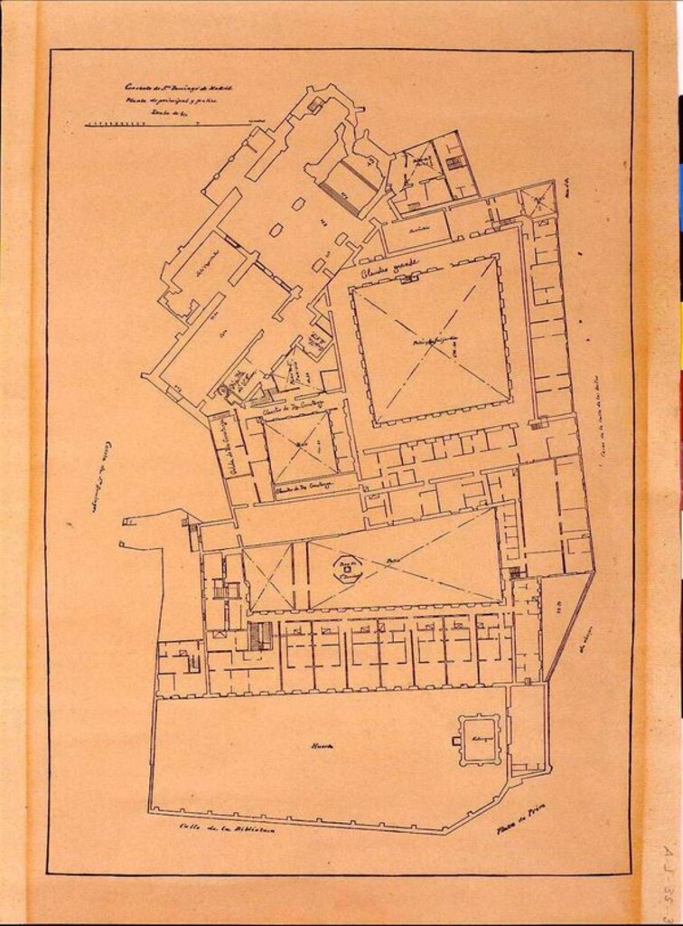 Miniatura de Planta del Convento de Santo Domingo
