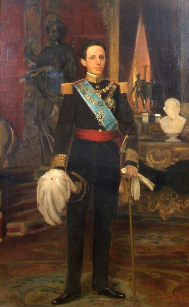 Miniatura de Alfonso XIII