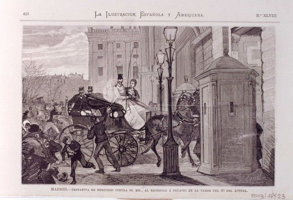 Miniatura de Atentado contra Alfonso XII