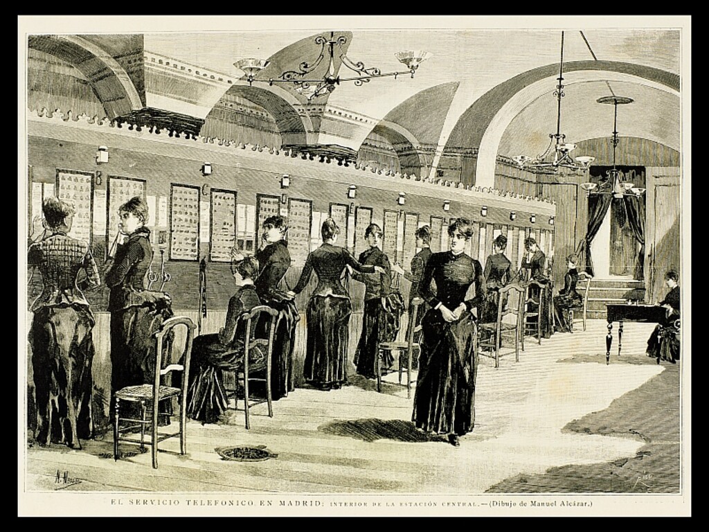 Miniatura de El servicio telefónico en Madrid