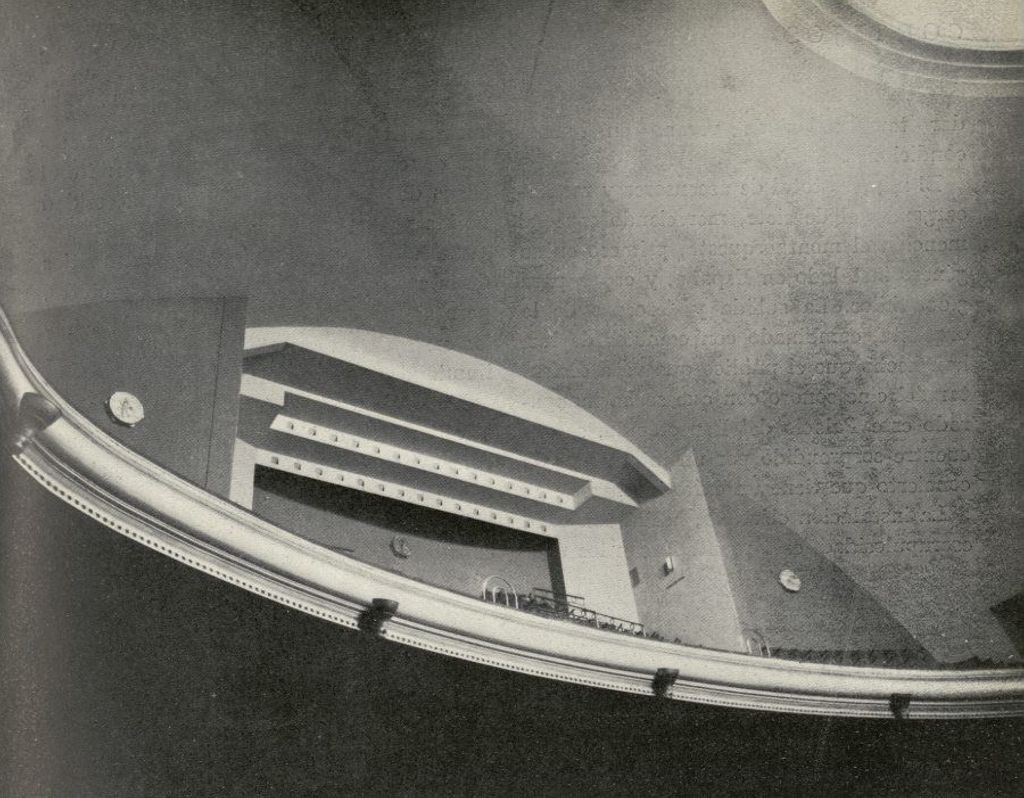 Miniatura de El anfiteatro principal y la bóveda acústica del teatro del edificio Coliseum