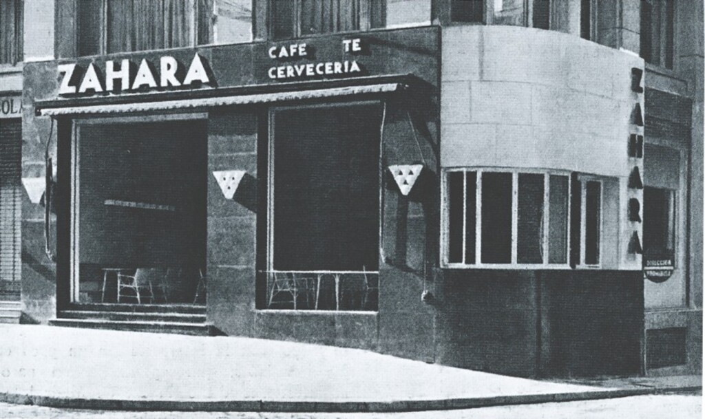 Miniatura de Fachada del Café Zahara en la Gran Vía