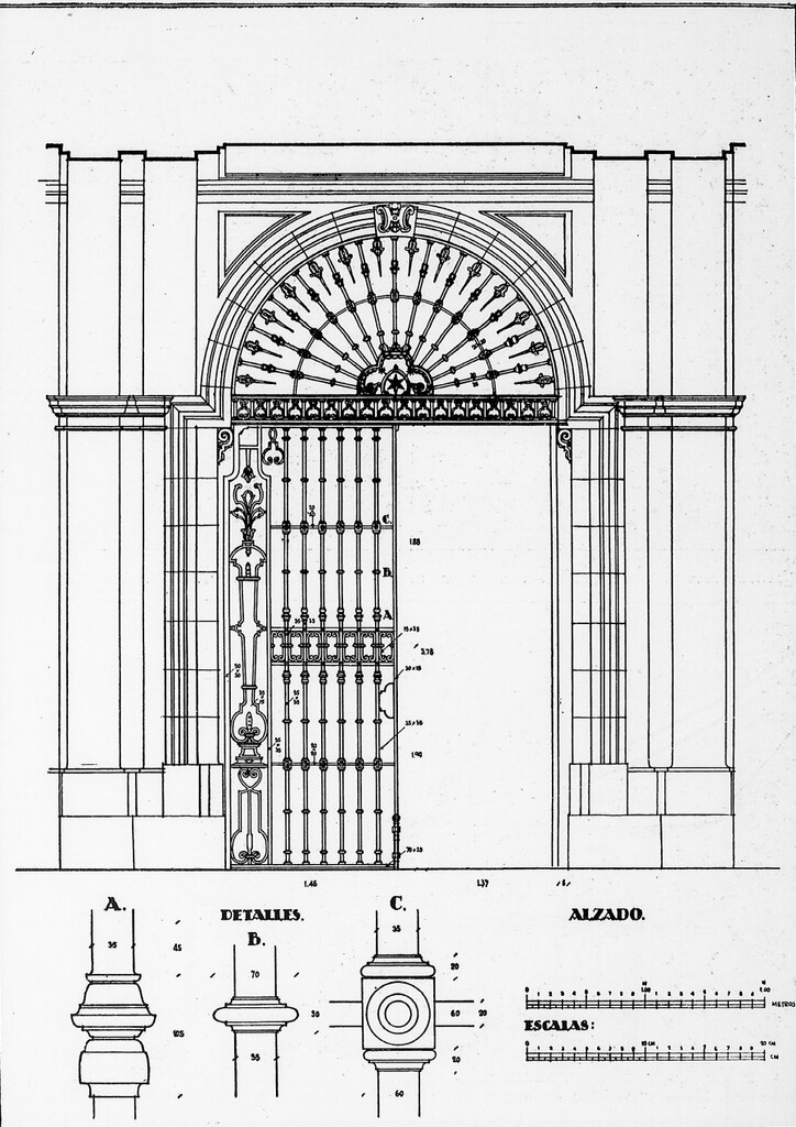 Miniatura de Verja del pórtico de la iglesia de San José