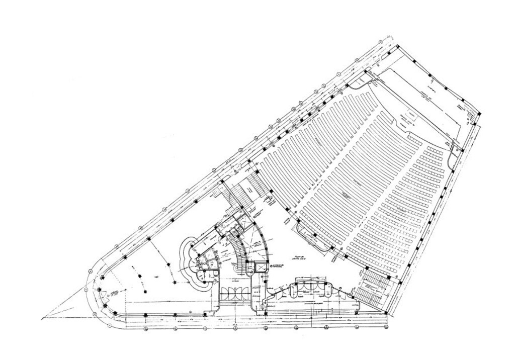 Miniatura de Planta del proyecto definitivo de los arquitectos Luis Martínez Feduchi y Vicente Eced para el edificio Carrión