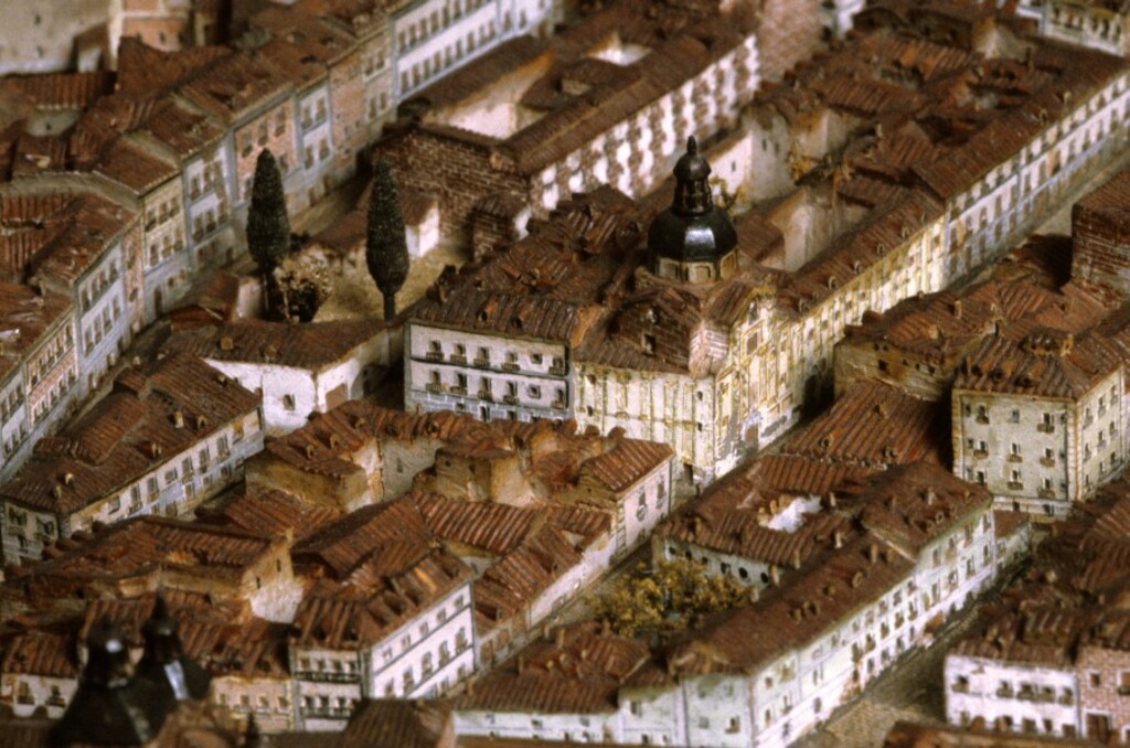 Miniatura de Entorno del Colegio de las Niñas de Leganés en la maqueta del Madrid de 1830