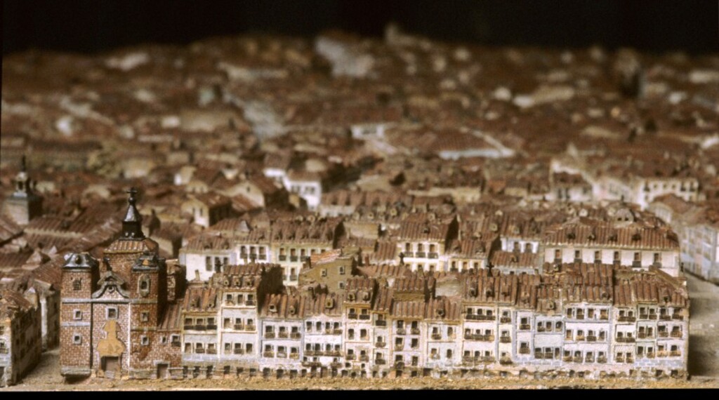 Miniatura de La calle de la Montera en la maqueta del Madrid de 1830 (I)