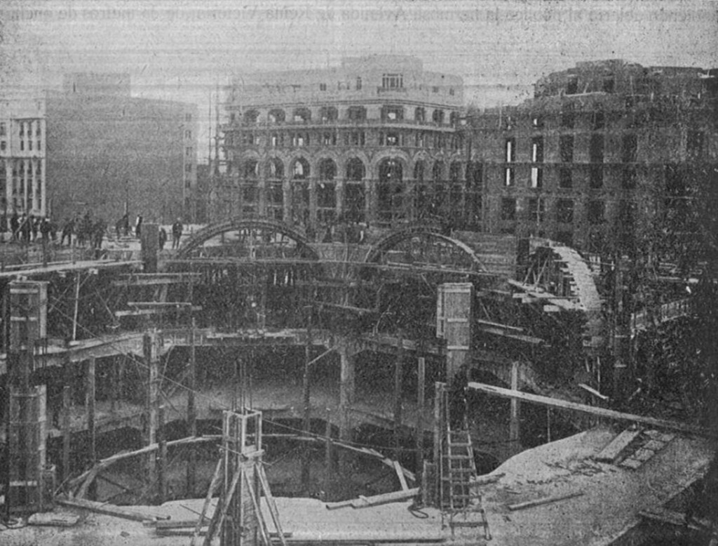 Miniatura de Contrucción del edificio de los Almacenes Madrid-París